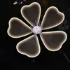 Luces Dinámicas Luminosas de Flor de Peonía LED Luces Decorativas para Césped y Jardín al Aire Libre Luces de Paisaje con Inserción en el Suelo Luces de Flor