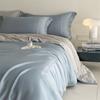 Juego de Cuatro Piezas de Seda de Hielo, Funda Nórdica Suave y Sedosa Estilo Verano, Sábana de Cama de Lujo Ligero de Alta Gama, Juego de Cama de Tres Piezas de Verano para el Hogar Venta al por Mayor