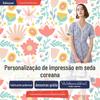 Fábrica de Impressão Digital Seda Coreana Chiffon Estampado Opaco Floral Moda Vestido Camisa Tecido Casual