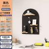 Prateleira de Parede de Painel Perfurado Estante de Parede de Madeira Divisória Rack de Armazenamento Placa Suspensa Montada na Parede Multifuncional