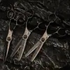 Tesouras de Cabeleireiro de Aço Inoxidável para Dropshipping, Produto Genuíno Profissional, Tesoura Reta de 6 polegadas e Tesoura de Desbaste, Tesouras Especiais para Corte de Cabelo para Cabeleireiros