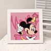 Animación de Dibujos Animados Nueva Pintura de Diamantes Kuromi DIY Juguetes de Pintura de Diamantes Hechos a Mano para Niños con Marco de Fotos Mesa Regalo