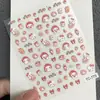 Lindos Pegatinas de Arte para Uñas de Dibujos Animados Gato Kt Repujadas Hellokitty Hello Kitty Manual DIY Pegatinas Decorativas para Uñas Ccd
