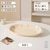 Oso Pequeño de Dibujos Animados Ins Crema Cerámica Vajilla Tazones y Platos Color Bajo Esmalte Hogar Tazón de Arroz Tazón de Sopa Platos para Comidas Mudanza a un Nuevo Hogar