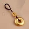 Nuevo Llavero de Carruaje de Caballo del Zodiaco 3D Incrustado con Diamantes Estilo Chino Metal Lindo Colgante de Bolsa Unisex Llavero