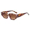 Nuevas gafas de moda poligonales europeas y americanas, gafas de sol irregulares de ojo de gato, estilo idéntico al de las celebridades de internet para mujer, gafas de sol de montura pequeña para hombre