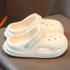 Sapatos Labubu Croc Infantis Meninas Verão 2026 Novos Sandálias de Princesa com Laço Meninas Sola Macia Sapatos de Praia