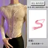 Lóbulo Lencería Sexy Abertura Inferior Conjunto Pasión Transparente Seductora Sexy Hueco Body de Malla Atuendo Uniforme Tentación Al Por Mayor