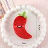 Muñeca de Peluche de Berenjena de Dibujos Animados de Verduras y Frutas Creativas Broche Accesorios DIY Llavero Colgante Accesorios Venta al por Mayor