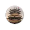 Ímã de Geladeira de Gansu Ponto Turístico Dunhuang Fonte da Lua Crescente Cidade de Jiayuguan Grutas de Mogao Ímã de Presente Comemorativo