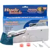 Máquina de Costura para Uso Doméstico, Mini Máquina de Costura Elétrica Portátil Manual Automática de Mão para Costura à Mão e Reparos