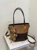 Bolso Pequeño Moda para Mujer Popular Bloque de Color Mate Cesta de Frutas Mini Bolso Cubo Nuevo Bolso de Hombro Cruzado de Alta Gama