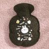 Bolsa de Agua Caliente Linda a Prueba de Explosiones Revestimiento de PVC Hogareña Linda de Dibujos Animados de Peluche Bolsa para Calentar Agua Calentador de Manos de Terciopelo de Oso