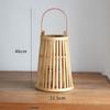 Casa de Té Velero de Bambú Vintage Adornos de Atmósfera Linterna Cafetería de Alojamiento Japonés Decoración Exterior Lámpara de Pie para el Viento