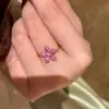 Anillo Abierto Forma de Ala con Perla y Circonita, Lujo Ligero, Sensación de Alta Gama, Diseño Elegante y Versátil, Joyería Elegante