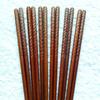 Fábrica atacado japonês pauzinhos de madeira criativo escultura artesanato pauzinhos de madeira casa simples antiderrapante 5 pares de conjunto de talheres