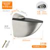 2 piezas de aleación de zinc clip ajustable para vidrio laminado clip de boca de pez clip F clip para partición fija clip de olecranon laminado
