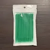 Cotonetes Nano para Extensão de Cílios, Palitos Aplicadores Dentários, Ferramentas de Maquiagem para Modificação de Delineador, Cotonetes de Cabeça Pequena, Palitos de Limpeza Micro-Pincel