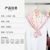 Pañuelo de seda para mujer para primavera, verano y otoño, pañuelo cuadrado pequeño de 70 cm, pañuelo con estampado floral fresco, calentador de cuello, pañuelo de cuello de verano