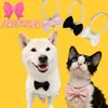 Collares para Mascotas Transfronterizos, Collares de Perlas para Gatos, Collares de Moda de Comercio Exterior, Pajaritas para Perros, Personalización de Accesorios para Mascotas
