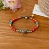 Novo Pingente Redondo Chinês Pulseira Fashionable Luxo Leve High-End Simples Exquisito Pulseira Retro Versátil Personalidade Joia de Mão
