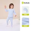 Conjunto de ropa interior para niño Dudu, ropa de otoño y pantalones para niños, conjunto de dos piezas de ropa para casa para niñas, ropa abrigadora para bebé