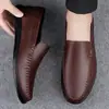 Nueva Colección Primavera/Otoño 2026: Mocasines Casuales a Cuadros, Zapatos Versátiles para Hombre, Mocasines Estilo Coreano, Zapatos de Piel Antideslizantes de Suela Suave