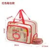 Bolsa de Almacenamiento y Organización, Bolsa de Baño con Separación Seco y Húmedo para Natación y Fitness, Bolsa de Almacenamiento Transparente Impermeable, Neceser Portátil de Viaje