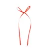 Al por mayor en stock moños de cinta largos de 3 mm para decoración de paredes de fondo estilo ballet, calcetines, cajas de regalo y moños de cola larga