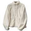Gabinete Estilo Japonés 199! Nuevo Básico Otoño e Invierno 2023 Chaqueta Corta Holgada con Textura Acolchada de Cuello Alto Gruesa para Mujer