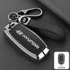 Adequado para Capa de Chave Hyundai de Pequim Ix35 Ix25 Langdong Sonata 9 Yuena Fivela de Concha de Metal Modelo Dobrável