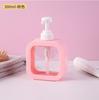 Botella Dispensadora de Viaje de Gran Capacidad 500ml Champú Gel de Ducha Botella Vacía Tipo Push Transparente Botella Desinfectante de Manos