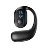 Fones de Ouvido Bluetooth Sem Fio Ows de Alta Qualidade com Bateria de Longa Duração, Estilo Gancho de Orelha, Condução Óssea Não Intra-auricular, Compatível com Celulares Huaqiangbei