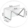 Estante de almacenamiento de pared sin taladro, organizador multifuncional de acero inoxidable para el hogar, cocina, baño y lavabo, estante de gestión de cables