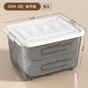 Caja de Almacenamiento Transparente Extra Grande Caja de Almacenamiento de Ropa para Dormitorio Juguetes Domésticos Escritorio Ropa Caja de Almacenamiento de Plástico Venta al por Mayor