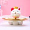 El nuevo truco lindo * gato paso a paso para sostener tu soporte para teléfono móvil adornos de resina creativos pequeño regalo al por mayor
