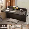 Escritorio Cama de Dormitorio Escritorio Escritorio de Estudiante Escritorio de Estudio Mesa de Noche para Persona Perezosa Escritorio Pequeño Tablero Plegable Almacenamiento Escritorio para Computadora