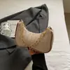 Verão Nova Bolsa Versátil de Moda Palha Tecida Retrô Baguete de Axila Bolsa Simples Literária de Ombro Único de Mão Transversal para Mulheres
