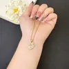 Collar Transfronterizo Chapado en Oro de 18 Quilates Estilo de Oriente Medio, Japonés y Coreano, Aretes de Corazón con Candado de Circonia de Colores de Lujo Ligero para Mujer, Joyería Duradera que No se Desvanece