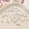 Perlas de Vidrio Blancas Sueltas Kit de Materiales Hechos a Mano para Ensartar para Hacer Pulseras, Collares, Aretes y Accesorios de Joyería