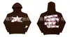 Moda Urbana Europea y Americana 2024 Transfronterizo Holgado Sudadera Estampado de Letras Hip-hop Para Hombres y Mujeres Pulóver Traje Casual