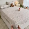 Sábana bajera acolchada, pieza única, protector de colchón engrosado, no es algodón puro, funda de cama 100% algodón, protector de colchón a prueba de polvo y antideslizante