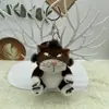 Llavero de Peluche de Influencer Tendencia en Tiktok Gato Figaro Gato Gordito Llavero de Juguete