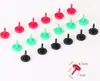 Botón pequeño de plástico Muñeco de nieve navideño con asa botón de cuatro agujeros botón botón accesorios decorativos hechos a mano DIY manualidades redondas