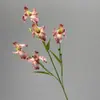 Flores Artificiais Cruzadas Simulação Nova Íris de 5 Cabeças Buquê Flor de Casamento Flor de Seda Artificial de Alta Qualidade Flor de Simulação Flor Decorativa