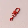 Acessórios para Chaveiro DIY Chaveiro Giratório Pintado Fivela de Porta em U Fivela de Lagosta Colorida Pendurada Pingente de Joia de Boneca
