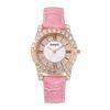 Amadi cinturón nuevo Romano literal diamante completo lujo para mujer elegante para combinar con todo Reloj + pulsera reloj de cuarzo caja de regalo
