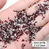 Accesorios Brillantes para Uñas Color Rojo Ankora con Circonita Biselada Año Nuevo Rojo Mini Circonita Plana Corazón Marqués Pedrería para Uñas