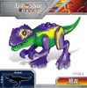 Juguetes Educativos para Niños Dinosaurio Grande Compatible con Lego Mundo de Dinosaurios Tyrannosaurus Rex Bloques de Construcción Ensamblados Juguetes de Iluminación Venta Caliente Transfronteriza