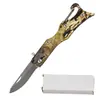 Navaja Plegable de Exterior Acero Inoxidable Mini Navaja Navaja Plegable de Supervivencia para Exteriores Navaja Plegable Portátil Defensa Personal para Exteriores Navaja de Exterior